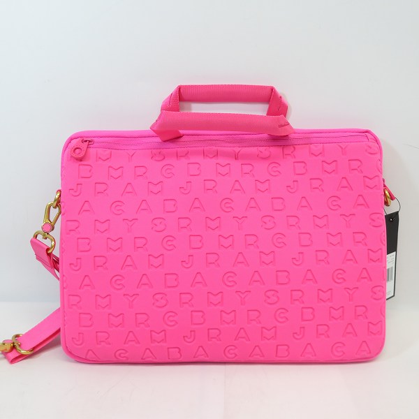 実際に弊社で買取させて頂いた【未使用】MARC BY MARC JACOBS/マークバイマークジェイコブス 2way PC/ブリーフケース ピンク M6131060の画像 1枚目