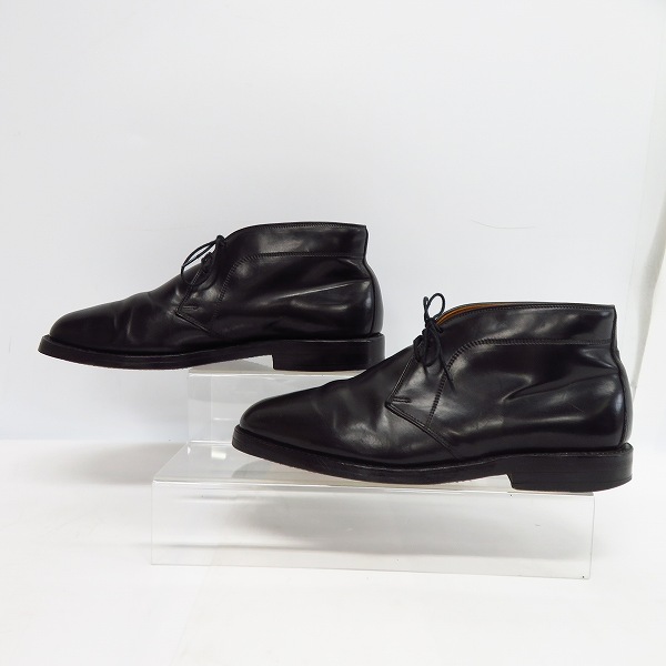 実際に弊社で買取させて頂いたALLEN EDMONDS/アレンエドモンズ レザーチャッカブーツ ブラック Size：7.5の画像 3枚目