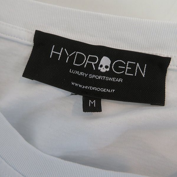 実際に弊社で買取させて頂いたHYDROGEN/ハイドロゲン STUDS SKULL TEE 260108-001 size：Mの画像 2枚目