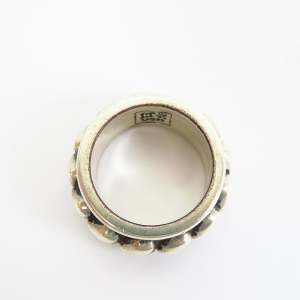 実際に弊社で買取させて頂いたLEATHERS AND TREASURES/レザーズ&トレジャーズ リボルビング ハート リング 19-19.5号の画像 2枚目