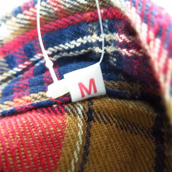 実際に弊社で買取させて頂いた【未使用】BULE BULE/ブルーブルー チェック柄 ネルシャツ/Ｍの画像 3枚目