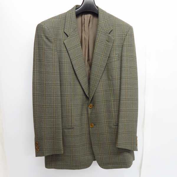 実際に弊社で買取させて頂いたGIORGIO ARMANI/ジョルジオアルマーニ 2B チェック テーラードジャケット/48