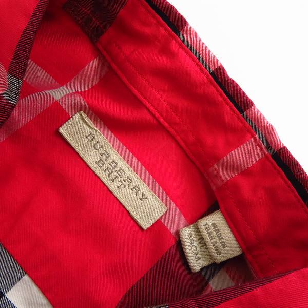 実際に弊社で買取させて頂いたBURBERRY BRIT/バーバリーブリット チェック 長袖シャツ/Mの画像 2枚目