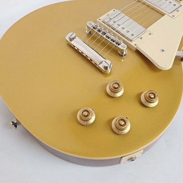 実際に弊社で買取させて頂いた★【美品】Epiphone/エピフォン Les Paul Standard Gold Top/レスポールスタンダード ゴールドトップ ソフトケース付の画像 7枚目