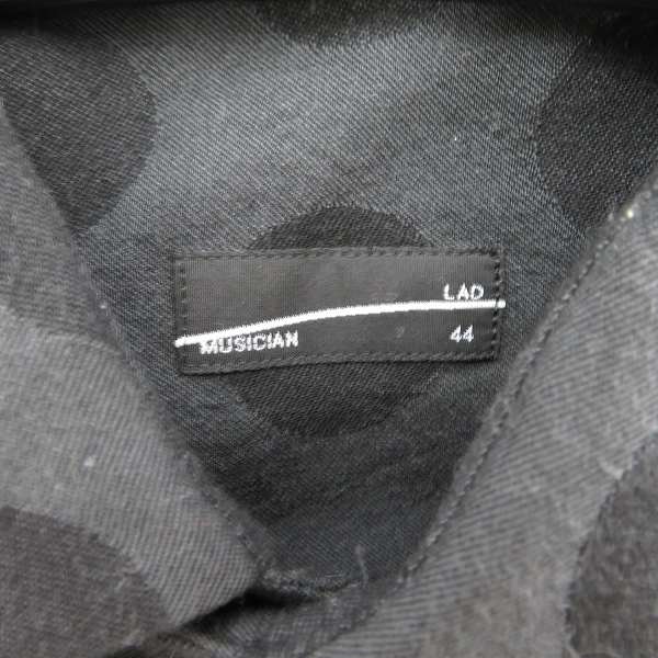 実際に弊社で買取させて頂いたLAD MUSICIAN/ラッドミュージシャン 14AW ドットシャツ 44の画像 2枚目
