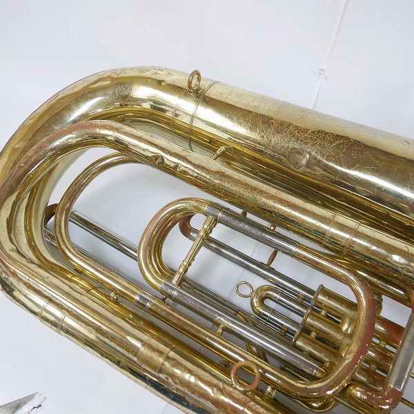 実際に弊社で買取させて頂いた★【ジャンク】YAMAHA/ヤマハ YBB321 チューバ ハードケース付の画像 3枚目