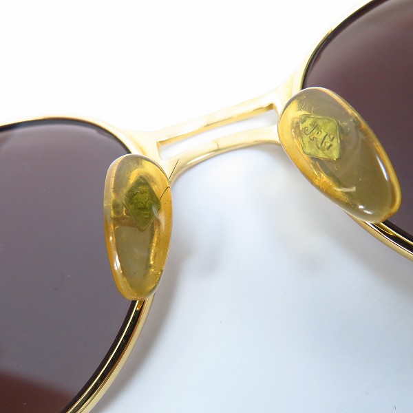 実際に弊社で買取させて頂いたJEAN PAUL GAULTIER/ジャンポール・ゴルチエ Protection サングラス/ゴールドカラー 56-5105の画像 3枚目