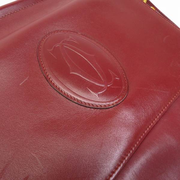 実際に弊社で買取させて頂いたCartie/ カルティエ マストライン レザー ショルダーバッグ の画像 7枚目