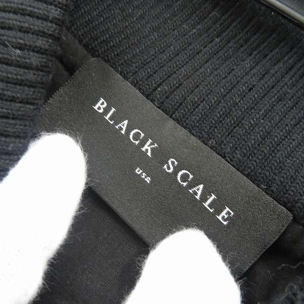 実際に弊社で買取させて頂いたBLACK SCALE/ブラックスケール ナイロン MA-1 フライトジャケット/Sの画像 2枚目