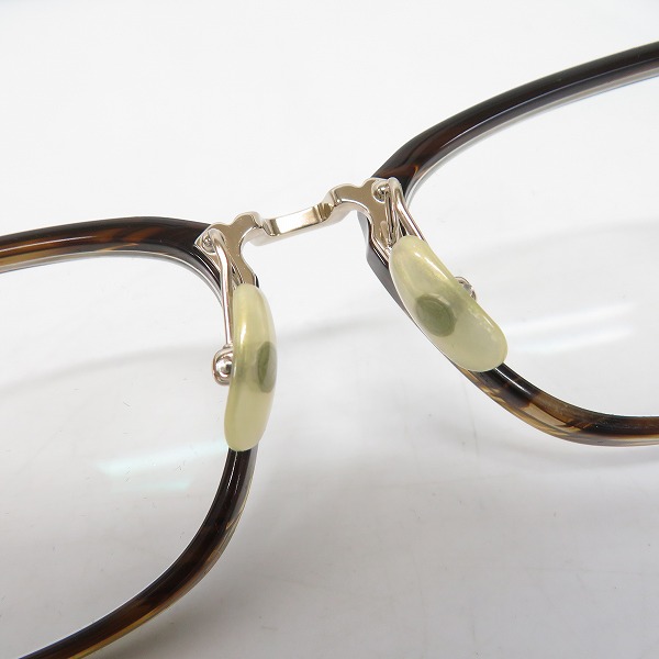 実際に弊社で買取させて頂いた999.9/フォーナインズ フルリム 眼鏡/メガネフレーム M-35 の画像 4枚目