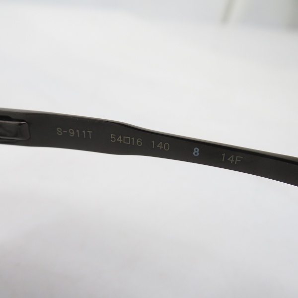 実際に弊社で買取させて頂いた999.9/フォーナインズ メタルフレーム アイウェア/メガネフレーム S-911Tの画像 3枚目