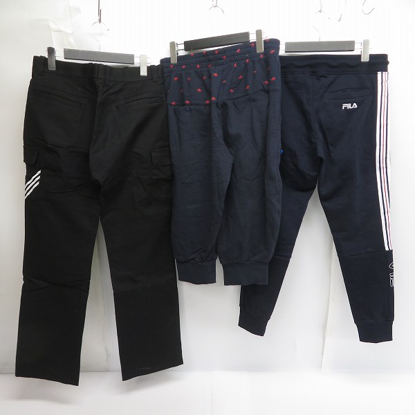 実際に弊社で買取させて頂いたadidas/アディダス FILA/フィラ スラックス/スウェット パンツ 3点セット L/O/82の画像 1枚目