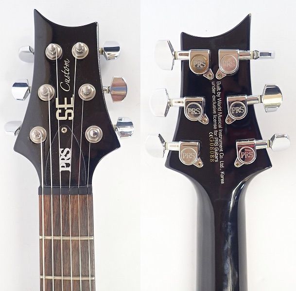 実際に弊社で買取させて頂いた★PRS/Paul Reed Smith/ポールリードスミス SE Custom 22 ドットインレイ ギグケース付 の画像 2枚目