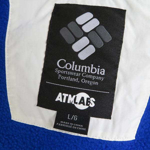 実際に弊社で買取させて頂いたColumbia × ATMOS/コロンビア×アトモス ハーフジップ フリースジャケット/Lの画像 2枚目