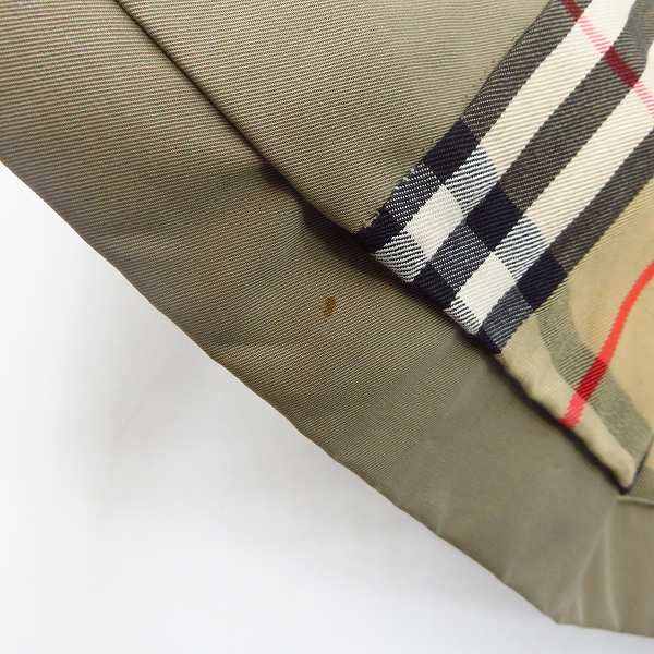実際に弊社で買取させて頂いたBurberry’s/バーバリーズ イングランド製 裏地チェック柄 ステンカラーコート/96の画像 6枚目