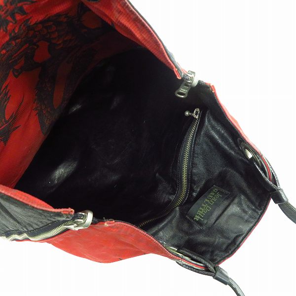 実際に弊社で買取させて頂いたJean Paul GAULTIER/ジャンポールゴルチエ ハートダガーデザイン リバーシブル トートバッグの画像 4枚目