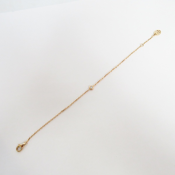 実際に弊社で買取させて頂いたCartier/カルティエ ディアマン ピンクゴールド/Au750 1Pダイヤ/SM ブレスレットの画像 7枚目