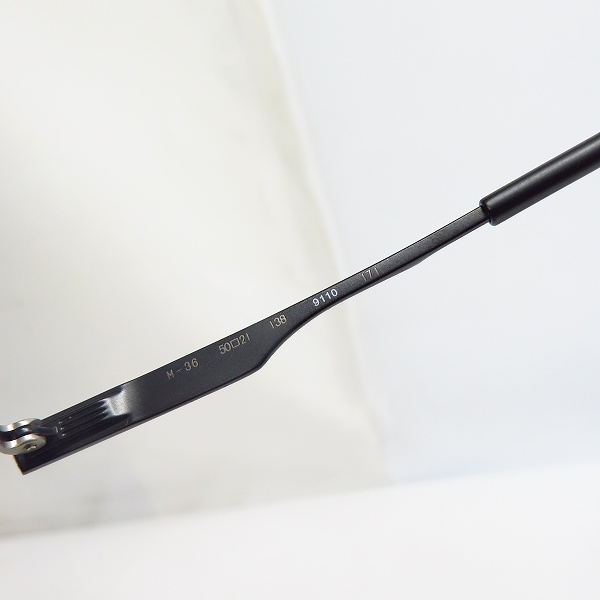 実際に弊社で買取させて頂いた999.9/フォーナインズ ボストン型/ミックスフレーム 眼鏡フレーム/メガネフレーム M-36の画像 4枚目