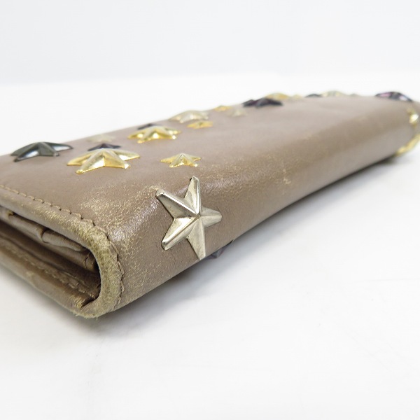 実際に弊社で買取させて頂いたJIMMY CHOO/ジミーチュウ スタースタッズ 二つ折り財布の画像 2枚目