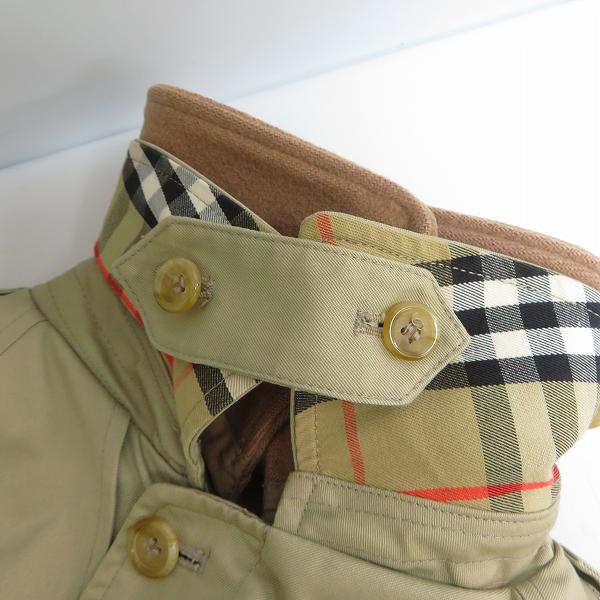 実際に弊社で買取させて頂いたBURBERRY'S/バーバリーズ ノバチェック ライナー付 ハリントンジャケット 34の画像 7枚目