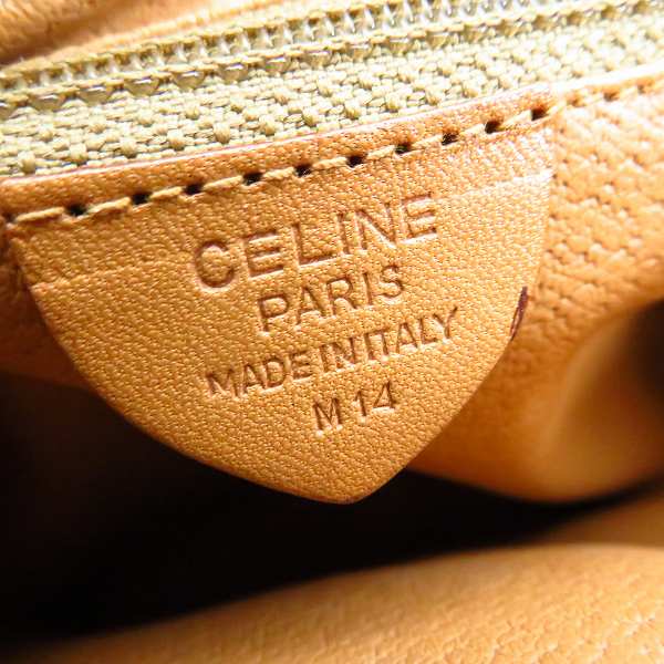 実際に弊社で買取させて頂いたCELINE/セリーヌ マカダム柄 ショルダーバッグ ブラウンの画像 6枚目