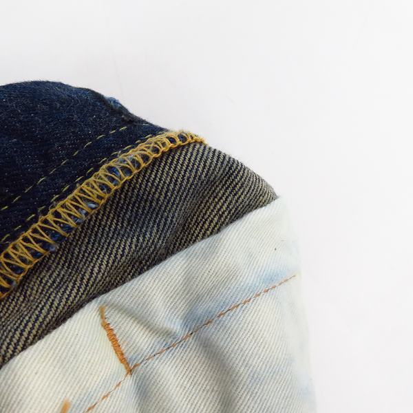 実際に弊社で買取させて頂いたBULE BULE/ブルーブルー PP5 ボタンフライ/デニムパンツ/W31の画像 7枚目