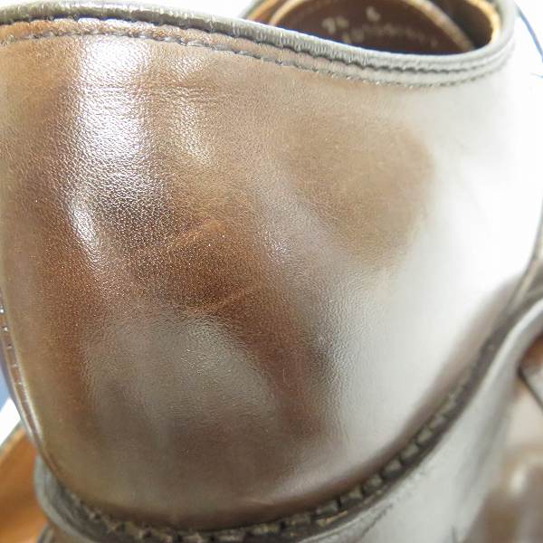 実際に弊社で買取させて頂いたBROOKS BROTHERS×Allen Edmonds/ブルックスブラザーズ×アレンエドモンズ ストレートチップ ビジネスシューズ 7.5Eの画像 7枚目
