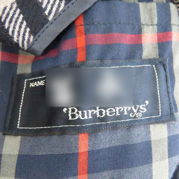 実際に弊社で買取させて頂いたBurberrys/バーバリーズ ブランケット付 比翼ロングコートの画像 3枚目