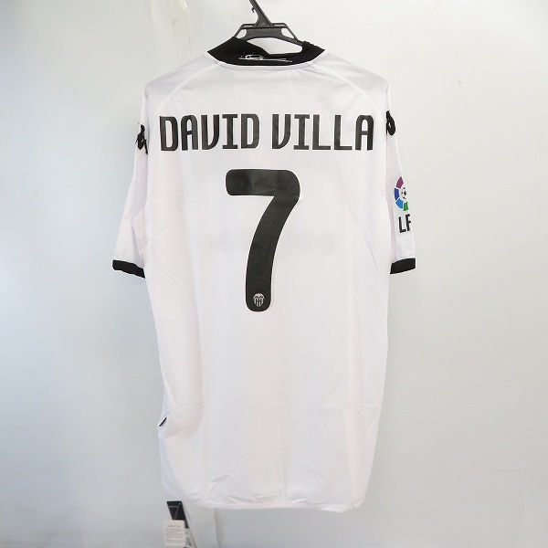 実際に弊社で買取させて頂いたKappa/カッパ バレンシアCF 09/10 90周年記念 ユニフォーム サード 半袖 KFMB7B82K/XLの画像 1枚目