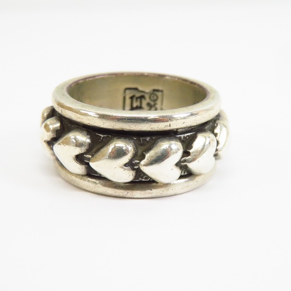 実際に弊社で買取させて頂いたLEATHERS AND TREASURES/レザーズ&トレジャーズ リボルビング ハート リング 19-19.5号の画像 1枚目