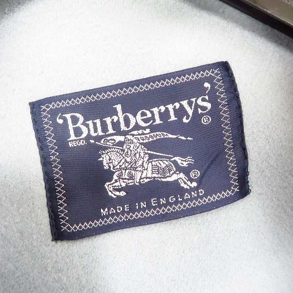 実際に弊社で買取させて頂いたBurberry’s/バーバリーズ ウール ロングダッフルコート 水色系/T98Bの画像 2枚目