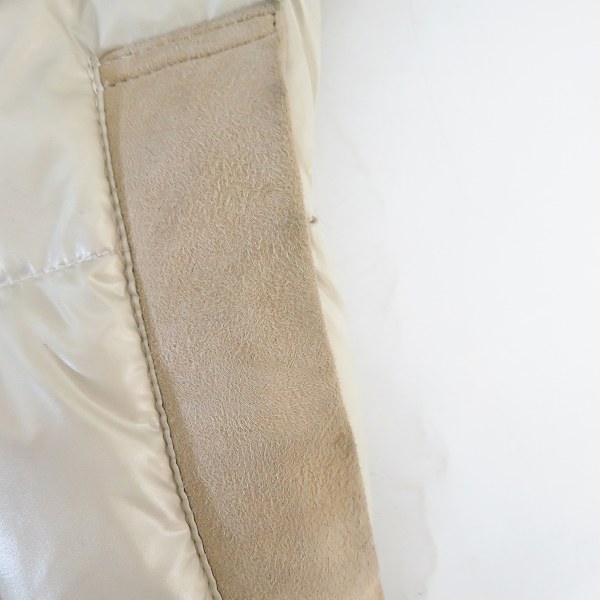 実際に弊社で買取させて頂いたAKM×EMMETI/エーケーエム×エンメティ ムートン  切替 ダウンコート/Lの画像 7枚目