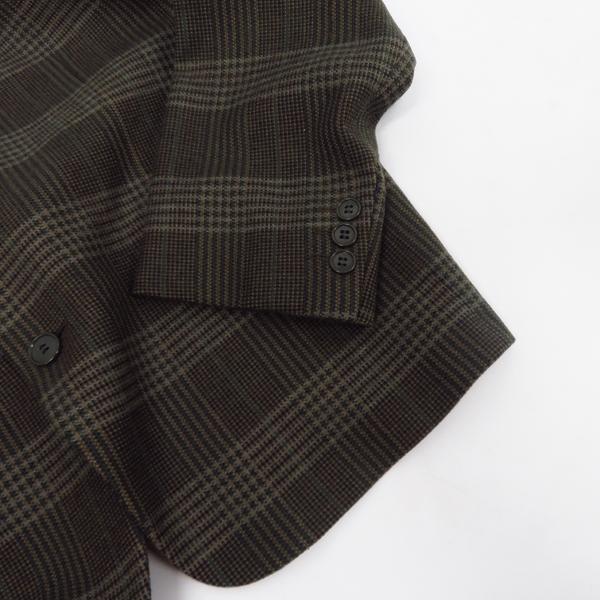 実際に弊社で買取させて頂いたGIORGIO ARMANI/ジョルジオアルマーニ 2B チェック テーラードジャケット 4567/1S/50の画像 6枚目