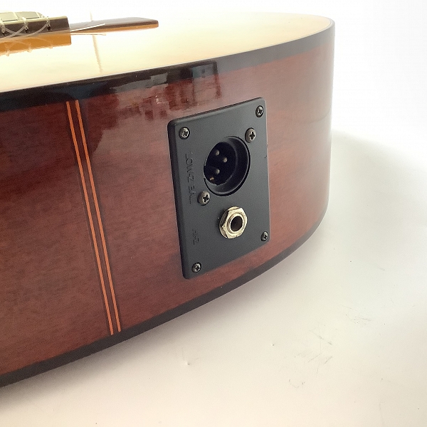 実際に弊社で買取させて頂いた★【難あり】Epiphone/エピフォン VALENCIA-CE AN ヴァレンシア エレガット ピックアップ付 クラシックギターの画像 7枚目