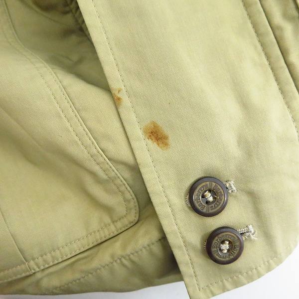 実際に弊社で買取させて頂いたBurberry’s/バーバリーズ ホースロゴ刺繍 裏地チェック柄 ジップジャケット/ブルゾン 89Sの画像 5枚目