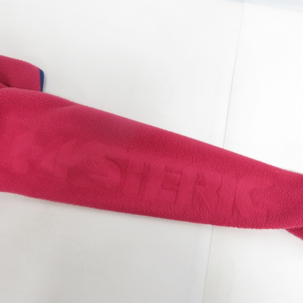 実際に弊社で買取させて頂いたHYSTERICS/ヒステリックス スリーブロゴデザイン フリースジャケット パーカー/FREEの画像 5枚目