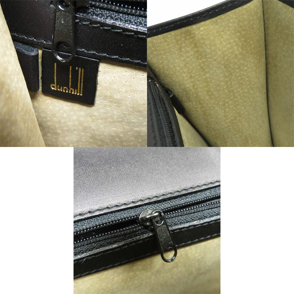 実際に弊社で買取させて頂いたdunhill/ダンヒル レザー 3桁ダイヤルロック式 セカンド/クラッチバッグ の画像 4枚目