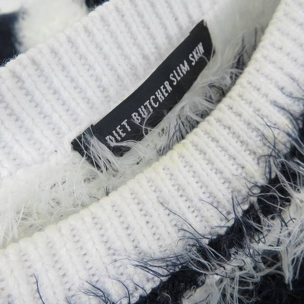 実際に弊社で買取させて頂いたDIET BUTCHER SLIM SKIN/ダイエットブッチャースリムスキン 16SS モヘアセーター 3の画像 7枚目