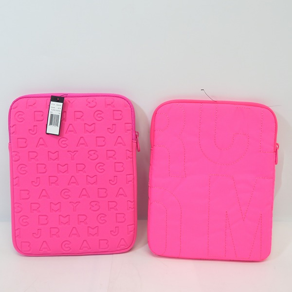 実際に弊社で買取させて頂いた【未使用】MARC BY MARC JACOBS/マークバイマークジェイコブス PC タブレットケース ピンク/2点セットの画像 1枚目