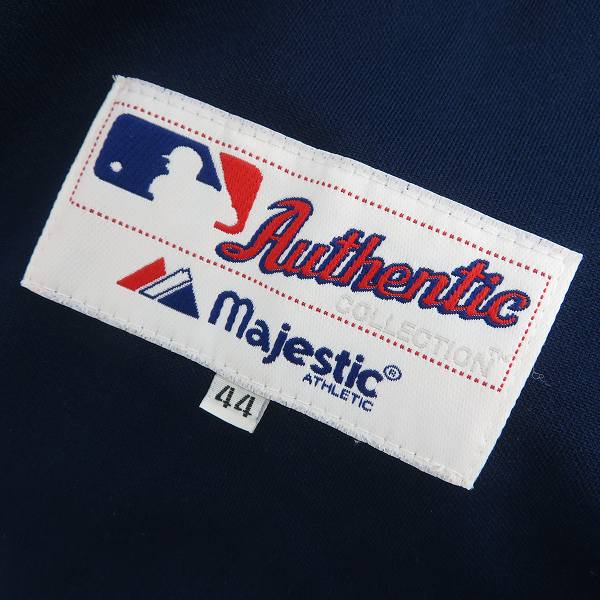 実際に弊社で買取させて頂いたMajestic/マジェスティック インディアンス 復刻ユニフォーム サイズモア＃24/44の画像 2枚目