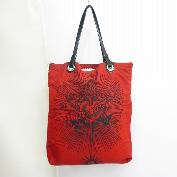 実際に弊社で買取させて頂いたJean Paul GAULTIER/ジャンポールゴルチエ ハートダガーデザイン リバーシブル トートバッグ