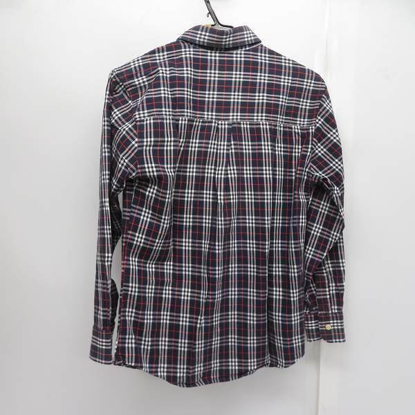 実際に弊社で買取させて頂いたBurberry's/バーバリーズ ノバチェックシャツ ネイビー 39(M)の画像 1枚目