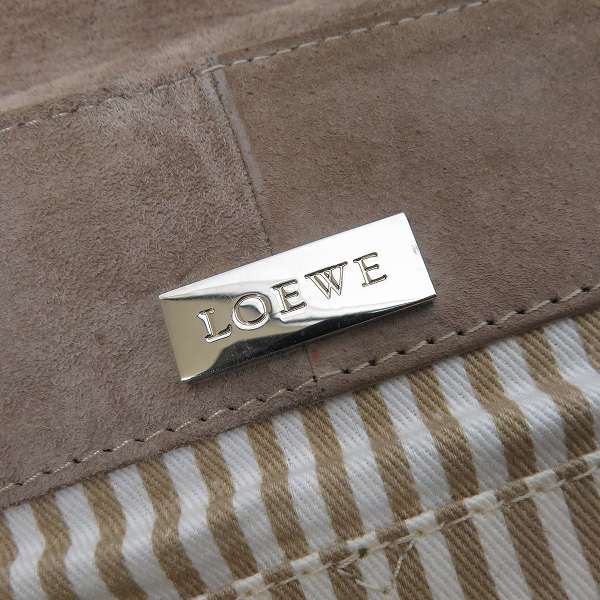 実際に弊社で買取させて頂いたLOEWE/ロエベ スエードショルダーバッグ/ハンドバッグの画像 4枚目