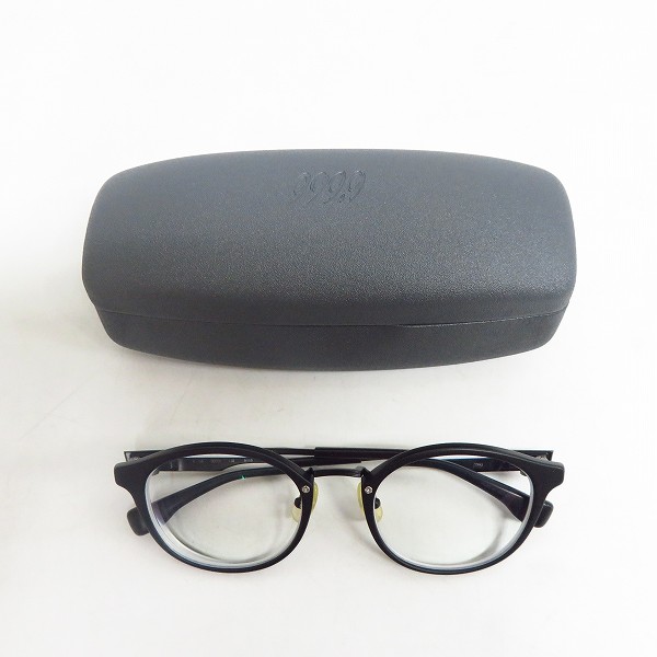 実際に弊社で買取させて頂いた999.9/フォーナインズ ボストン型/ミックスフレーム 眼鏡フレーム/メガネフレーム M-36の画像 8枚目