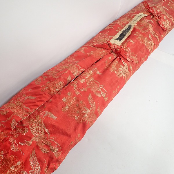 実際に弊社で買取させて頂いた★琴/箏 13弦  玉縁包み柏葉 蒔絵 くり甲 綾杉彫り 和楽器の画像 9枚目