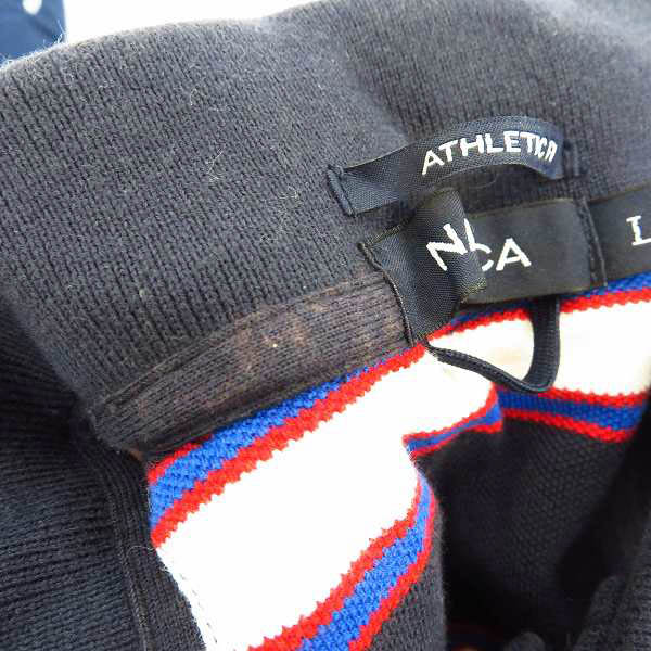 実際に弊社で買取させて頂いたadidas/アディダス NAUTICA/ノーティカ LACOSTE/ラコステ ポロシャツ ボーダー柄等 5点セット L/O/5の画像 5枚目