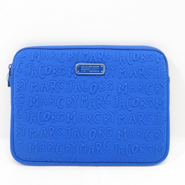 実際に弊社で買取させて頂いた【未使用】MARC BY MARC JACOBS/マークバイマークジェイコブス PC タブレットケース 横型 ブルー