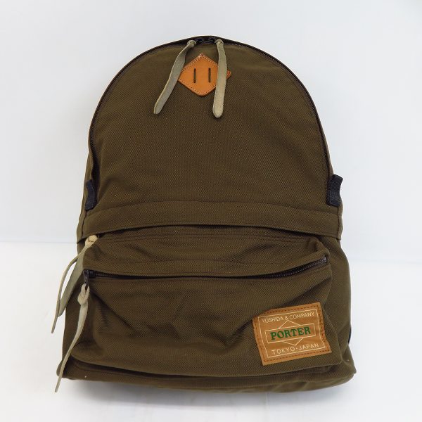 実際に弊社で買取させて頂いたHEAD PORTER/ヘッドポーター デイパック/リュックサック カーキ 