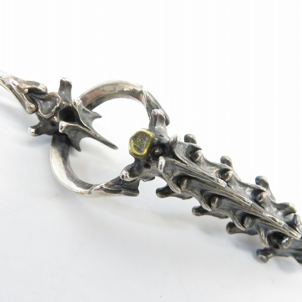 実際に弊社で買取させて頂いたLegio Made/レギオメイド new back bone/ニューバックボーンリング ペンダント カスタムの画像 5枚目