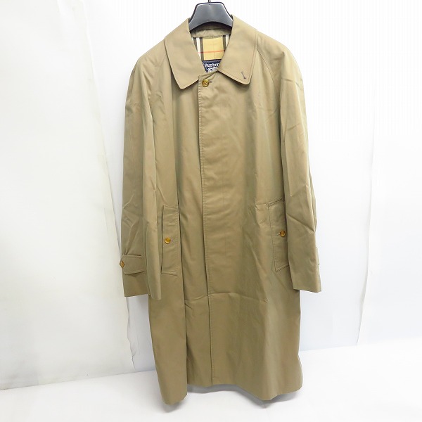 実際に弊社で買取させて頂いたBurberry’s/バーバリーズ イングランド製 裏地チェック柄 ステンカラーコート/96